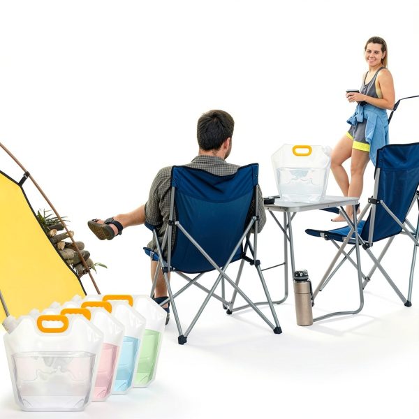Collapsible Water Bottle Tessco Reusable 120in3 Leakproof Lightweight-4