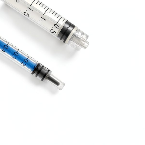 Ehoycq 2.5ml Luer Lock Syringe 25ga with Protective Cap 100 Pack-3