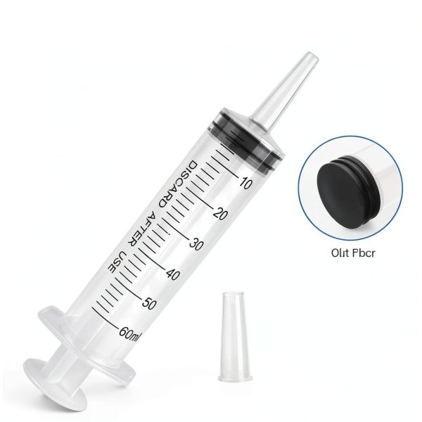 Cafozsmu 60ml Syringe without Needle Lab Dispensing Tool Sealed Pack-2