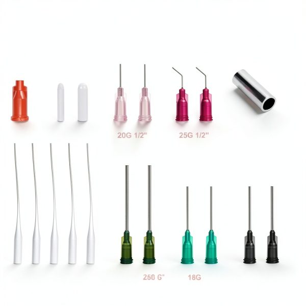 PrecisionLab Luer Lock Syringe Set with Blunt Needles & Caps-2