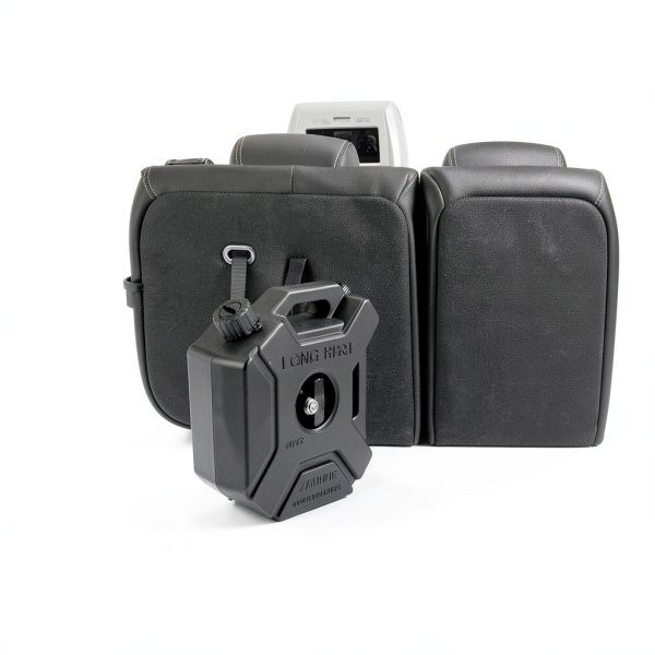 Plastic Engine Oil Jugs 1.3 Gallon Water Can Acshio Lockable Bracket-6