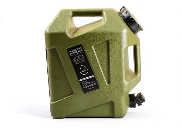 5 gallon Camping Water Container with Spigot, Portable BPA-Free Water Jug for Camping Hiking Emergency Stroage (Army Green, 5, Gallons)-1