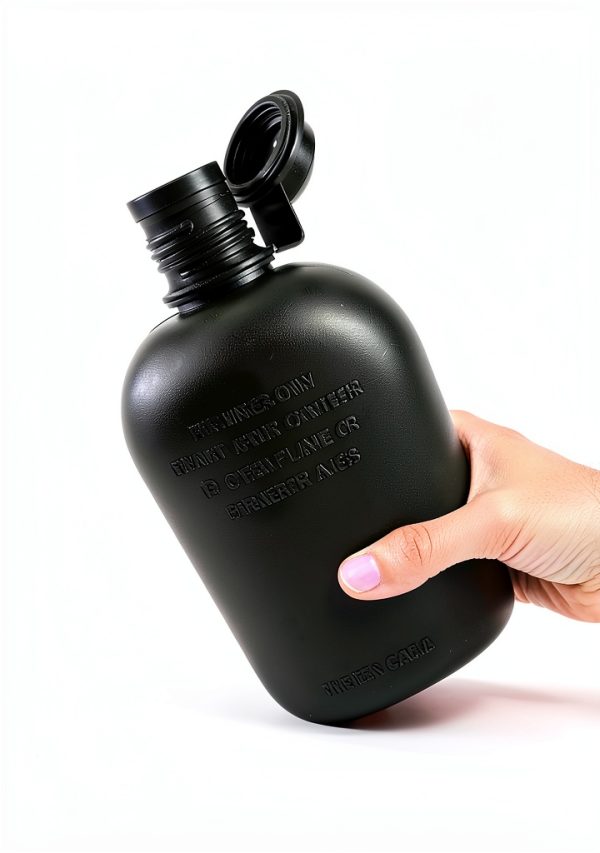 Plastic Military Canteen JVNZAM 1 Quart Green Bottle-2