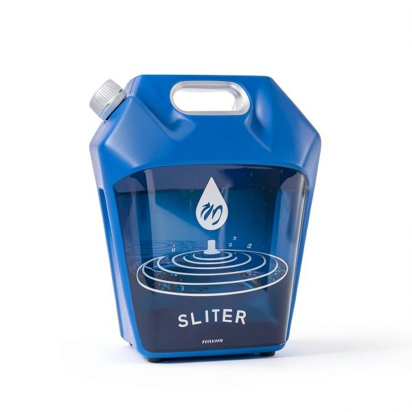 Water Container Bags, 4 Packs BPA Free No-Leak Foldable Plastic 1.3 Gallon Water Container Bag for Camping Hiking Backpack Emergency Storage Jug-6