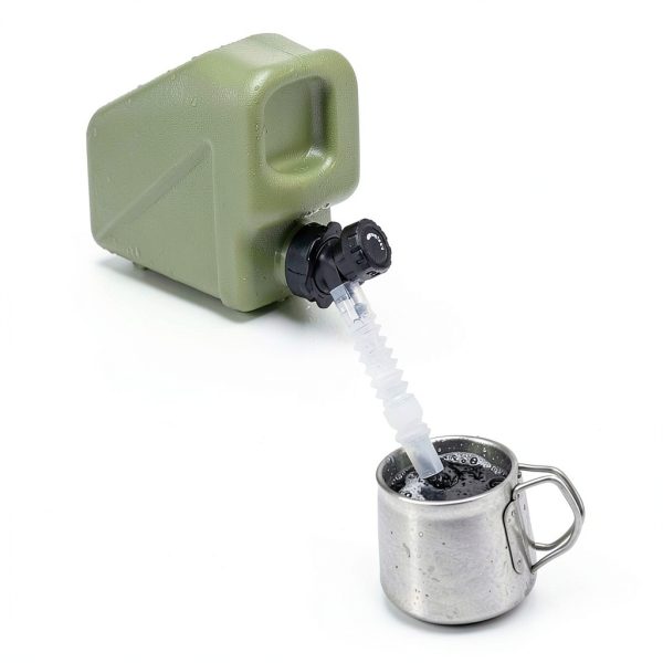5 gallon Camping Water Container with Spigot, Portable BPA-Free Water Jug for Camping Hiking Emergency Stroage (Army Green, 5, Gallons)-5