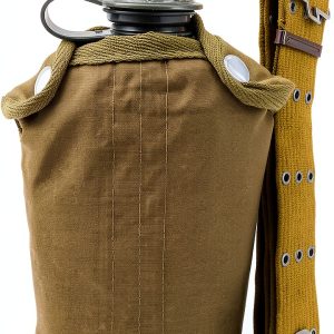 Plastic Military Canteen JVNZAM 1 Quart Green Bottle-0