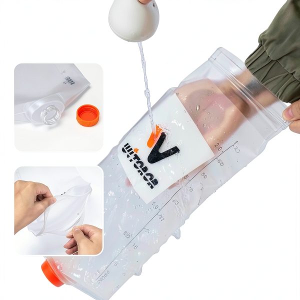 Water Bag 2L Collapsible Hydration Canteen by WITOROR TPU Durable-2